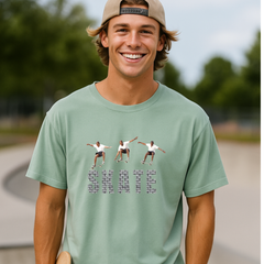 Skate Vibes Unisex Garment-Dyed T-Shirt