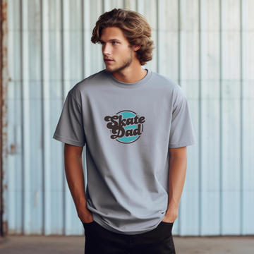 Skate Dad T-Shirt – Retro Skateboarder Tee for Skater Parents