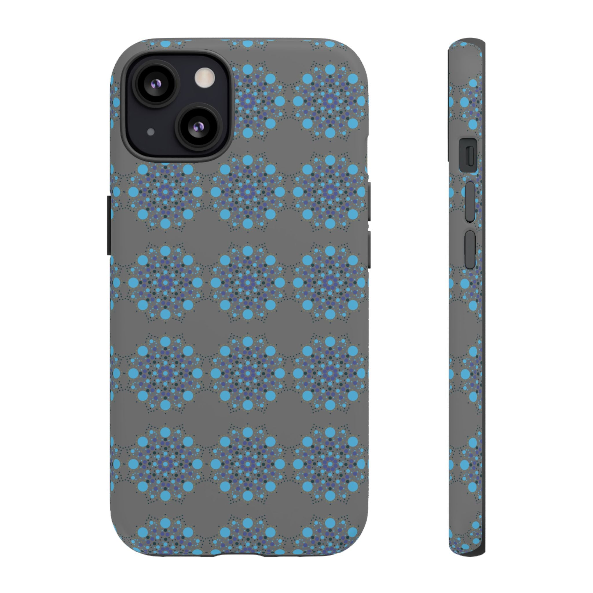 lue Geometric Phone Case for iPhone, Samsung, Google - Abstract Pattern, Protective Cover, Modern Art Phone Case, Gift for Her