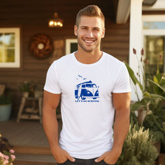 Surf Shirt Unisex Lets Go Surfing Graphic Tee