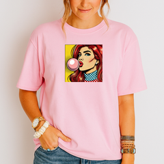 Retro Pop Art Shirt Comic Print Shirt
