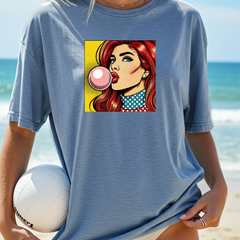 Pop Art Shirt Retro Graphic Shirt Vintage Comic Shirt