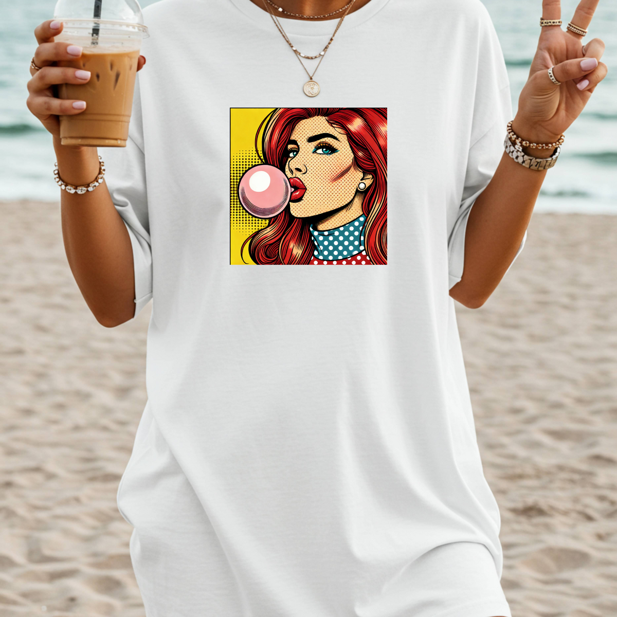 Pop Art Shirt Retro Graphic Shirt Vintage Comic Shirt