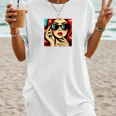 Pop Art Shirt Retro Graphic Shirt Comic Shirt