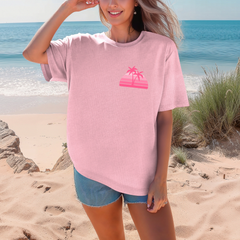 Retro Beach Shirt Hello Summer Graphic Tee