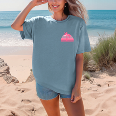 Retro Beach Shirt Hello Summer Graphic Tee