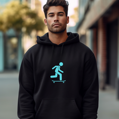 Skateboard Icon Hoodie — Skater Pullover