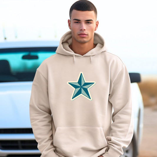 Old School Tattoo Star Hoodie - American Traditional Tattoo Pullover