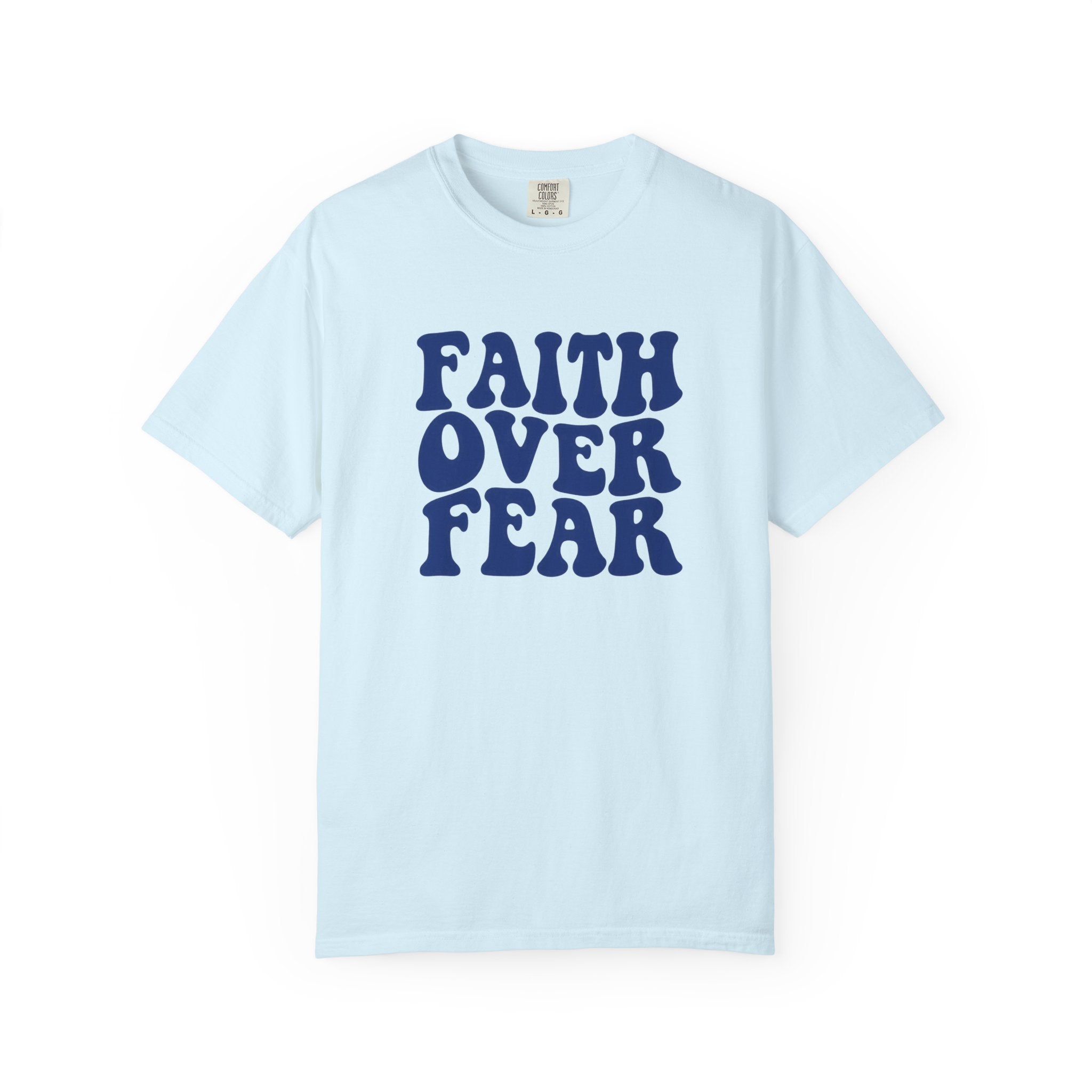 Faith Over Fear Shirt – Retro Christian Graphic Tee