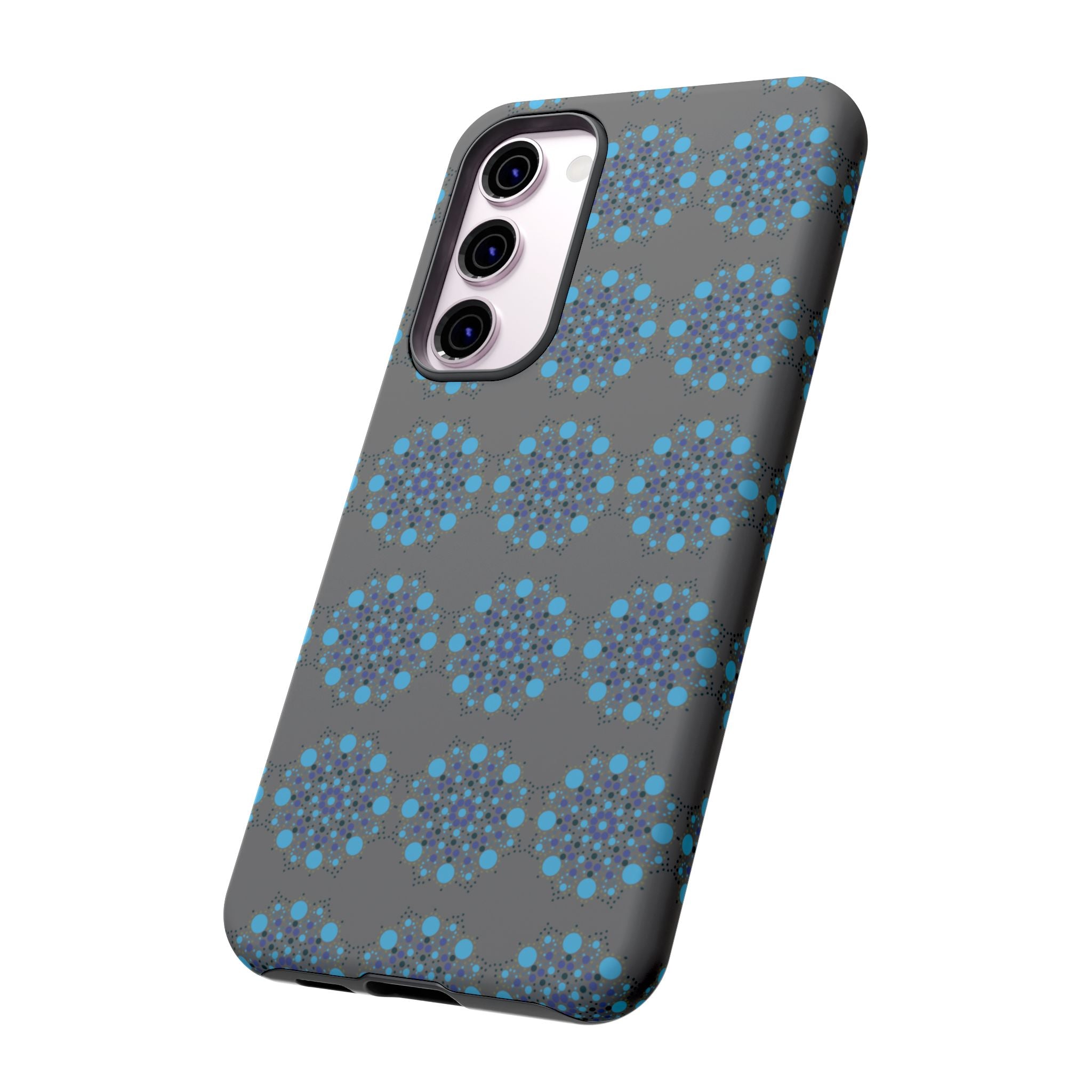 lue Geometric Phone Case for iPhone, Samsung, Google - Abstract Pattern, Protective Cover, Modern Art Phone Case, Gift for Her