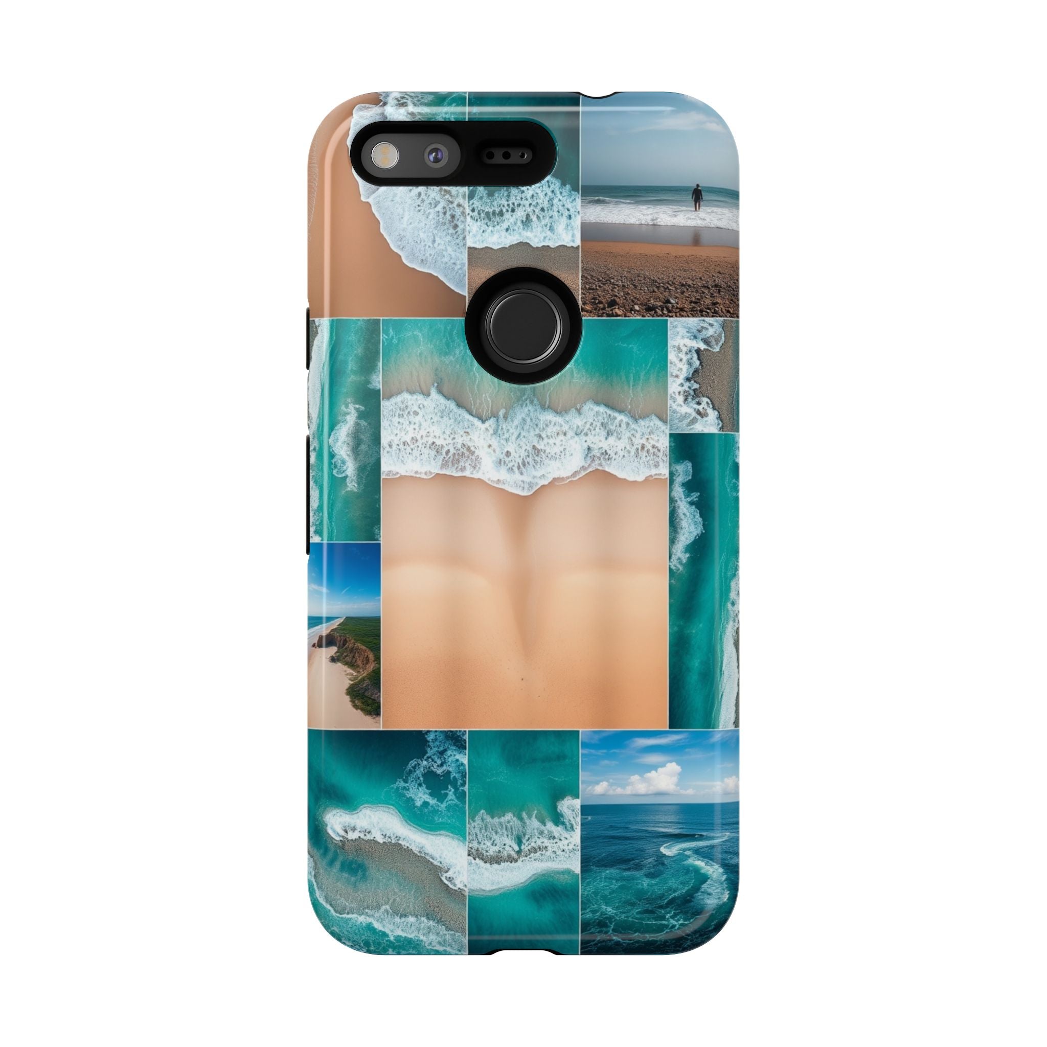 Beach Ocean Google Pixel Case Summer Vibe Coastal Tough Pixel Phone Case for Beach Lovers Travel Aesthetic Tropical Google Case Gift
