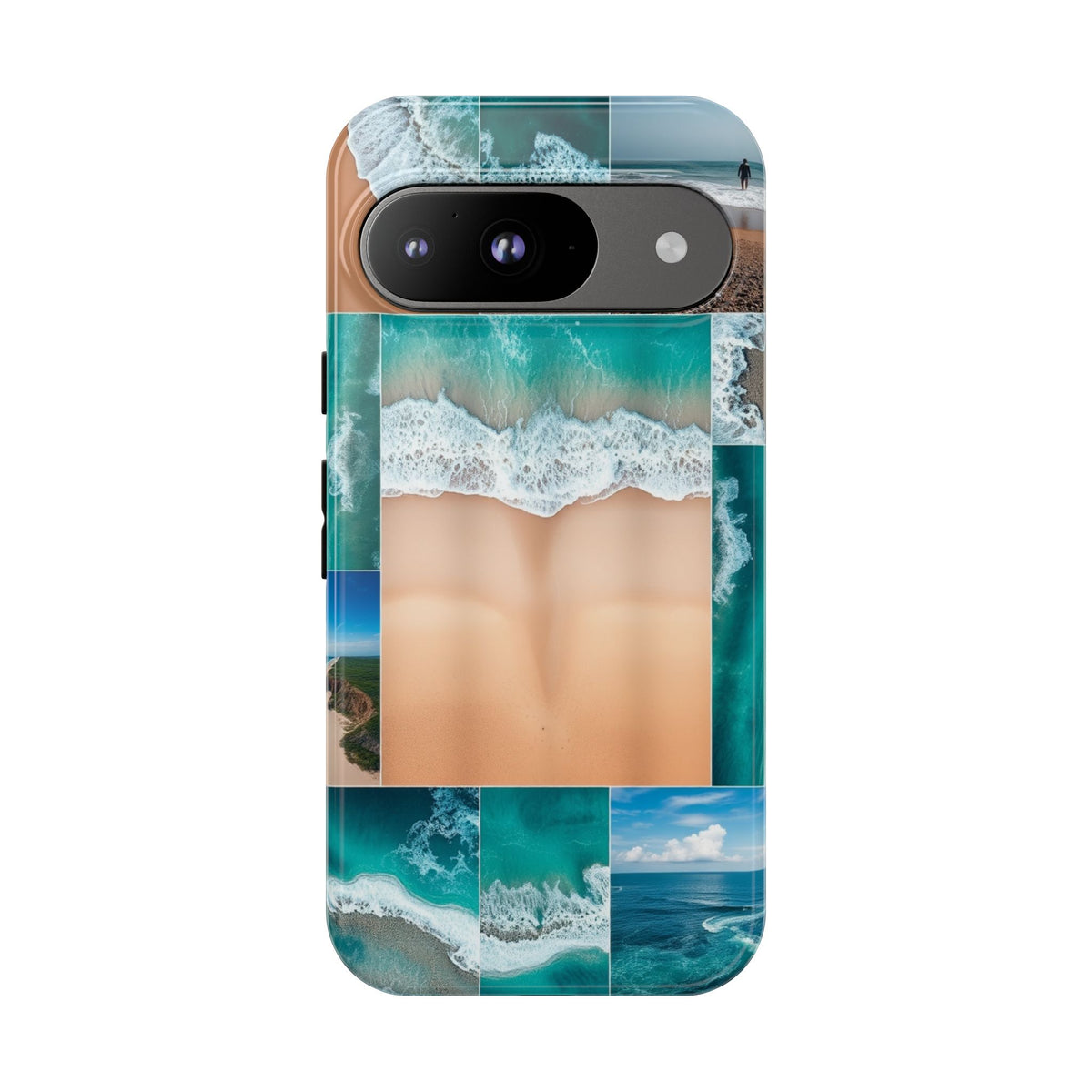 Beach Ocean Google Pixel Case Summer Vibe Coastal Tough Pixel Phone Case for Beach Lovers Travel Aesthetic Tropical Google Case Gift
