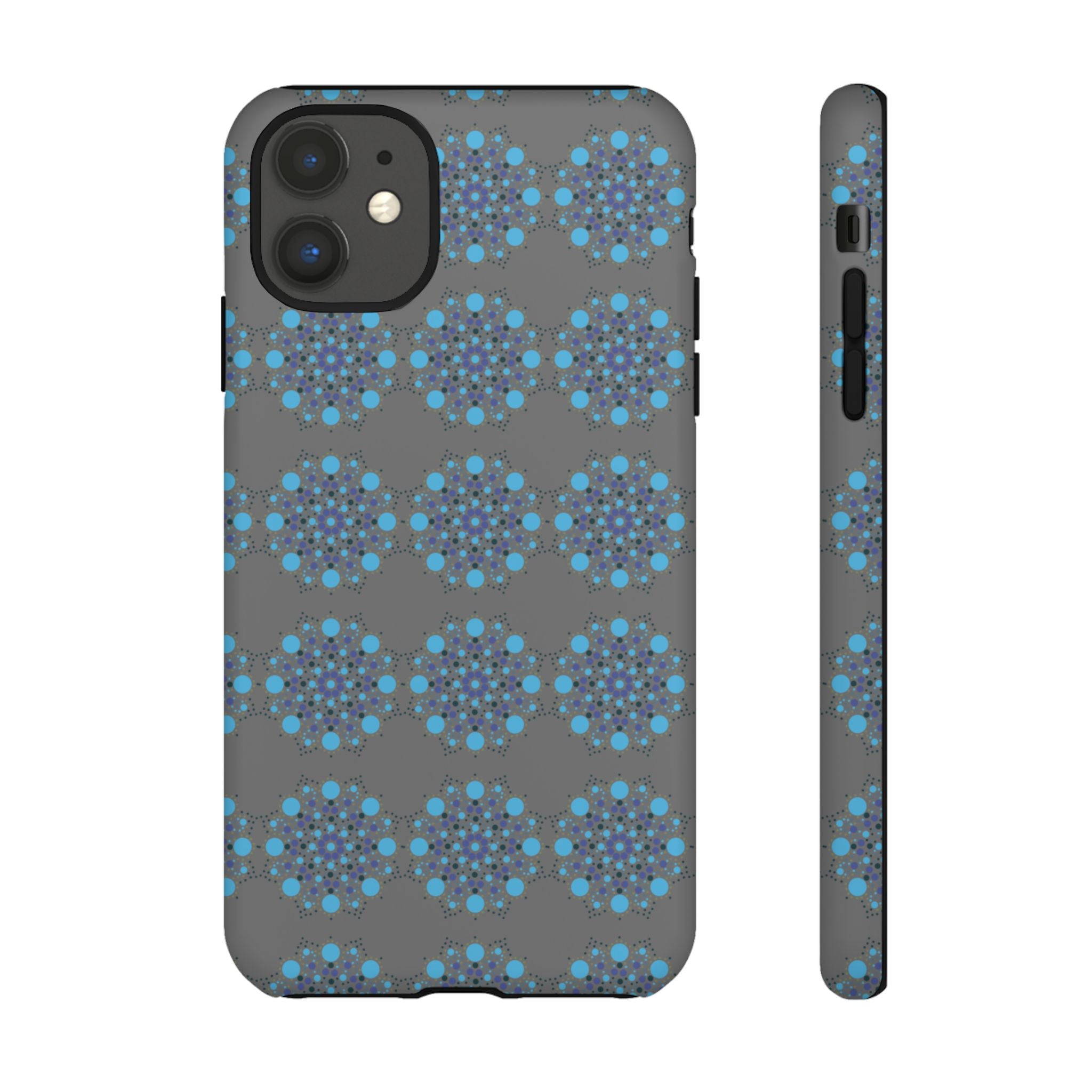 lue Geometric Phone Case for iPhone, Samsung, Google - Abstract Pattern, Protective Cover, Modern Art Phone Case, Gift for Her