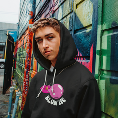 Sarcastic "Blow Me" Hoodie – Funny Unisex Graphic Sweatshirt