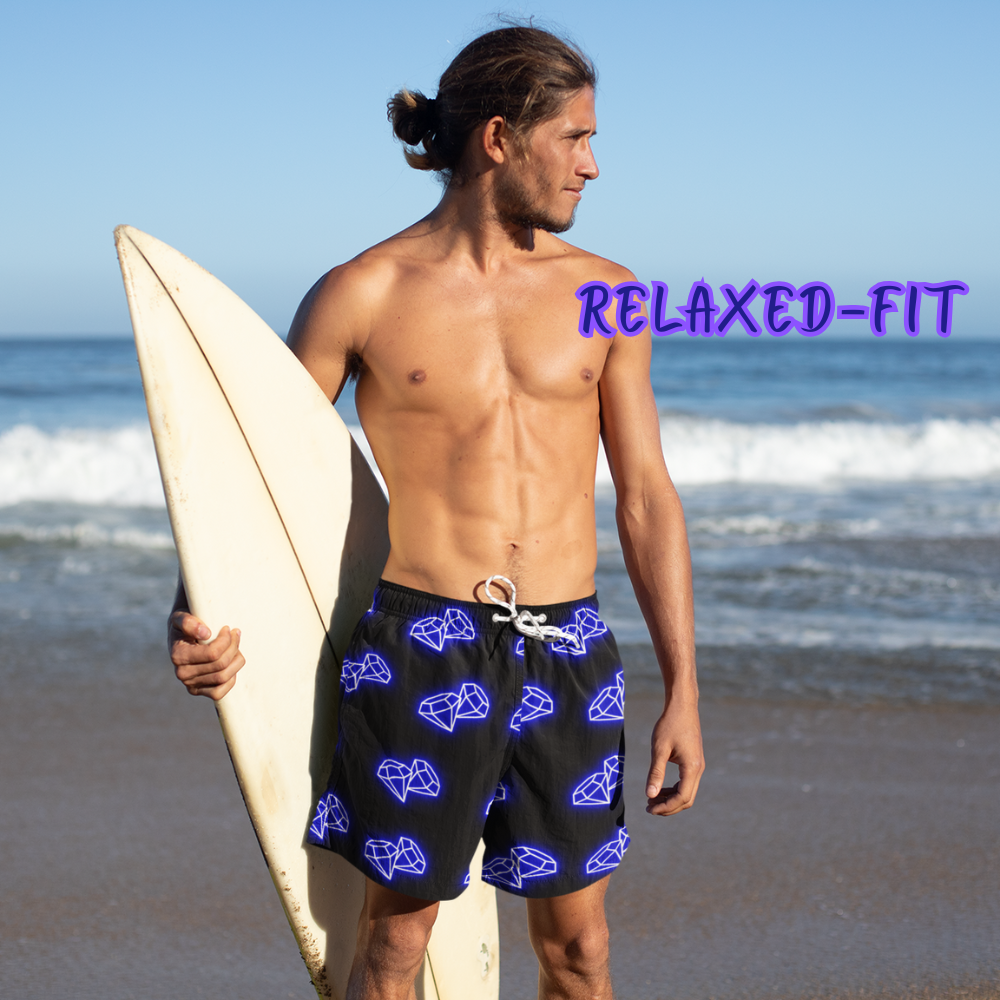Mens Neon Swim Shorts