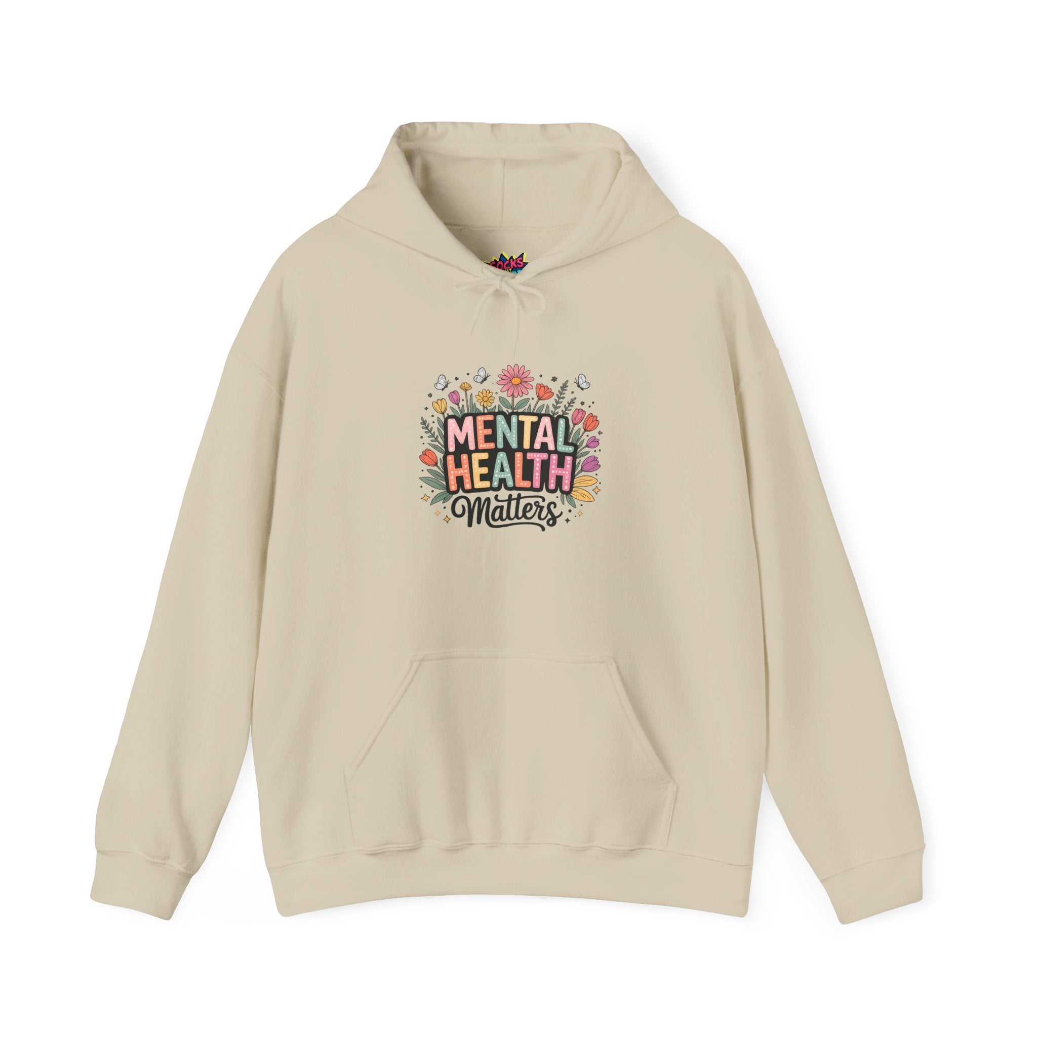Mental Health Matters Hoodie – Floral Awareness Graphic Sweatshirt