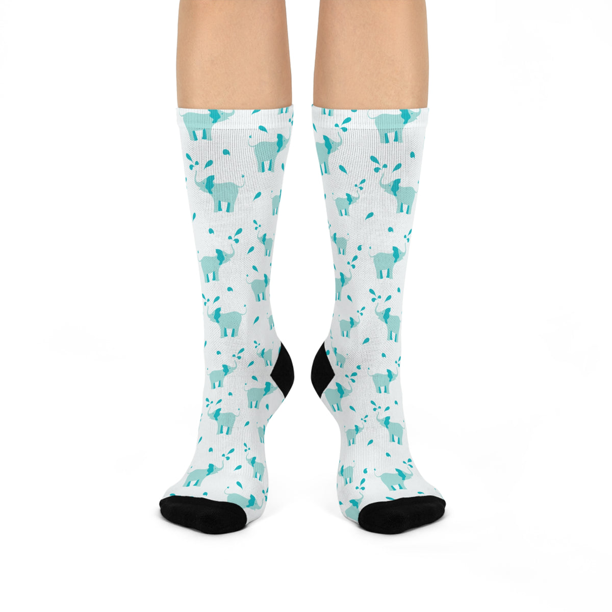 Elephant Socks Cute Novelty Crew Socks