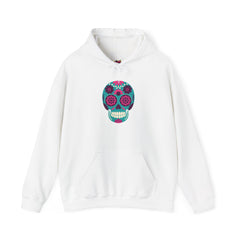 Sugar Skull Hoodie — Colorful Day of the Dead Skull Design