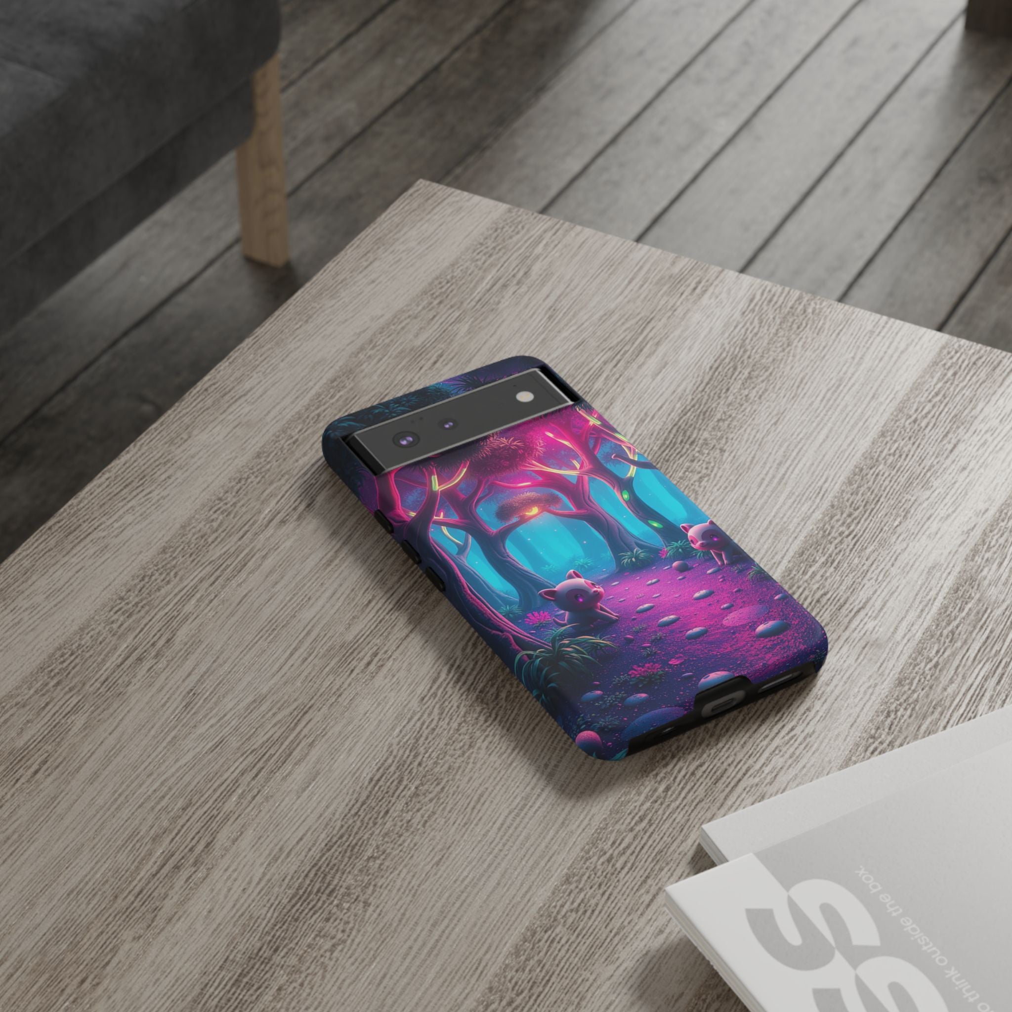 Mystical Forest Phone Case - Cute Animal Design, Tough Protection, Gift for Nature Lovers, Fantasy Decor, Phone Accessories, Eco-Friendly