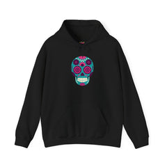 Sugar Skull Hoodie — Colorful Day of the Dead Skull Design