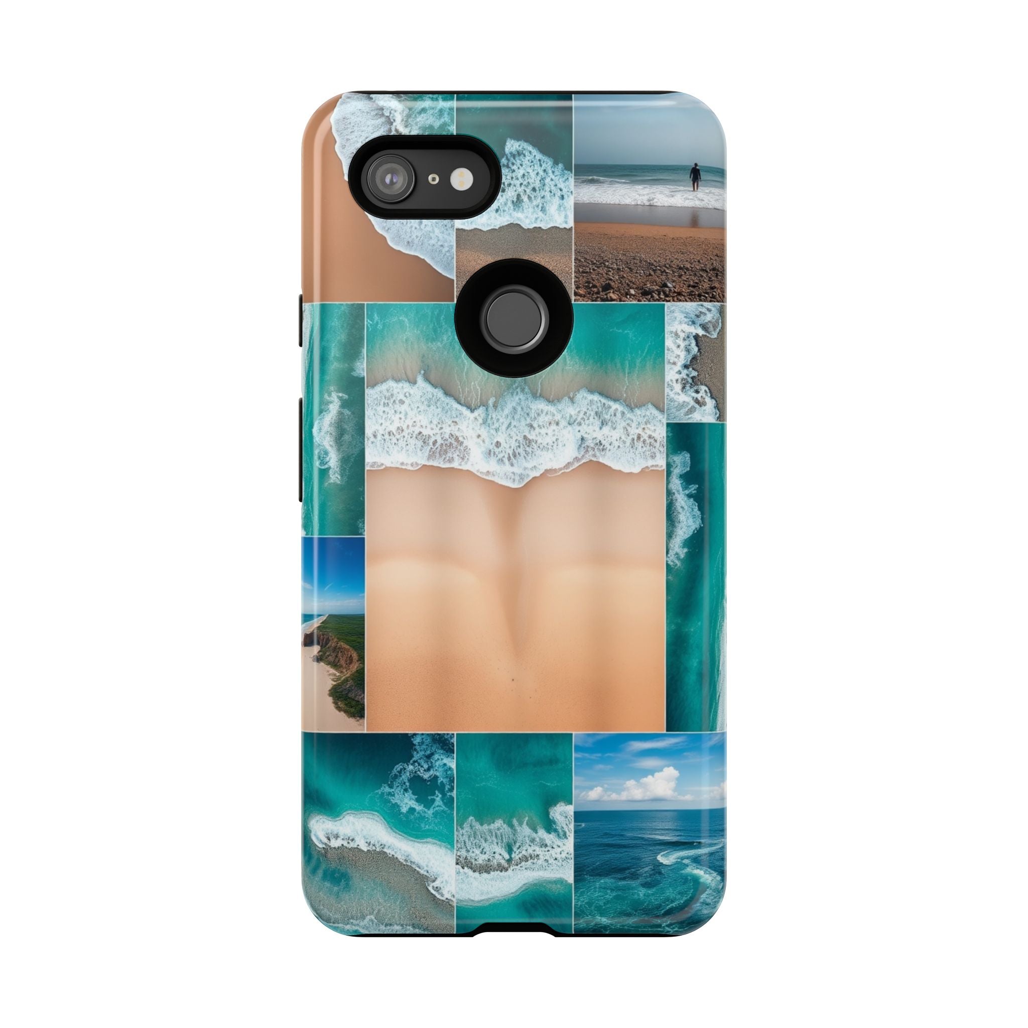 Beach Ocean Google Pixel Case Summer Vibe Coastal Tough Pixel Phone Case for Beach Lovers Travel Aesthetic Tropical Google Case Gift