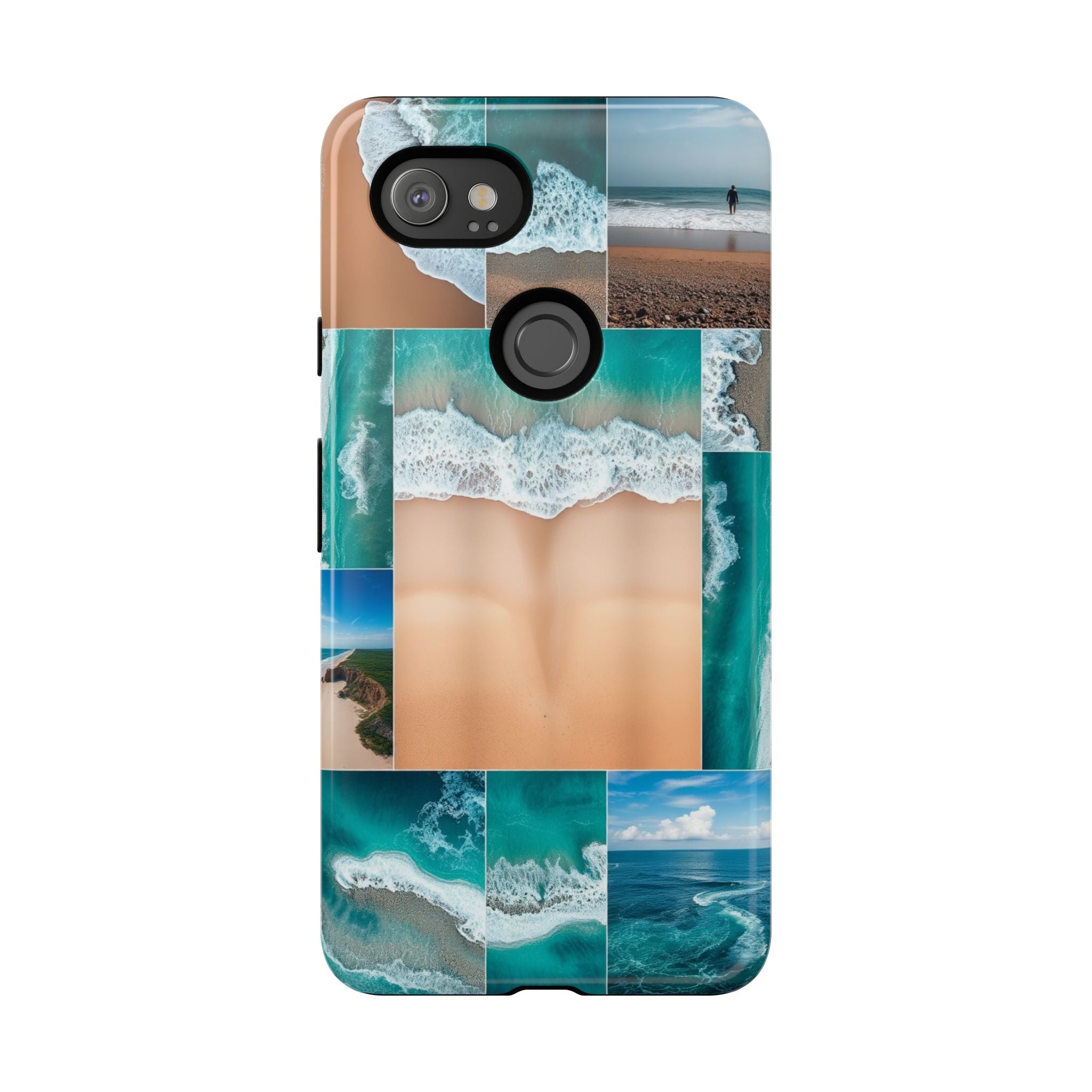 Beach Ocean Google Pixel Case Summer Vibe Coastal Tough Pixel Phone Case for Beach Lovers Travel Aesthetic Tropical Google Case Gift