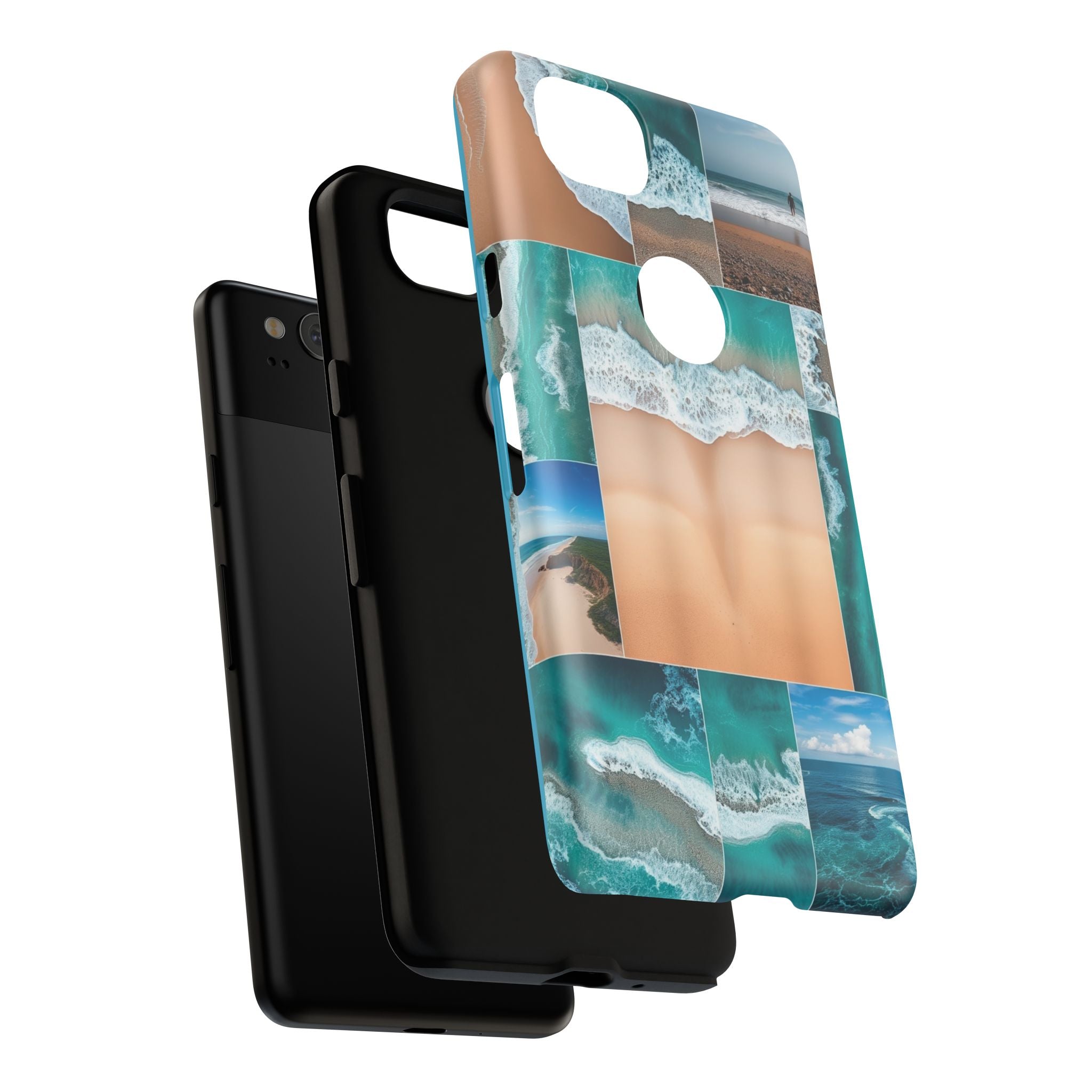 Beach Ocean Google Pixel Case Summer Vibe Coastal Tough Pixel Phone Case for Beach Lovers Travel Aesthetic Tropical Google Case Gift