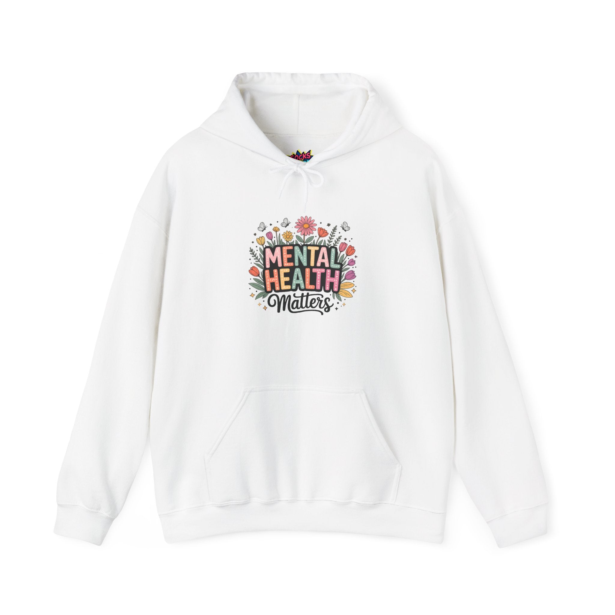 Mental Health Matters Hoodie – Floral Awareness Graphic Sweatshirt