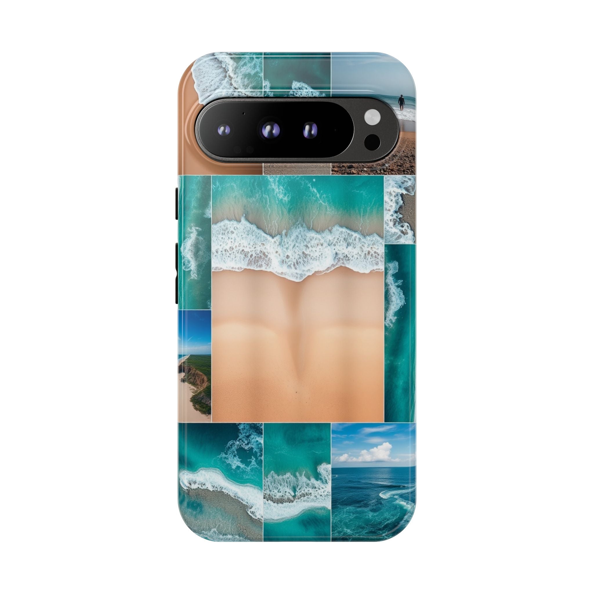 Beach Ocean Google Pixel Case Summer Vibe Coastal Tough Pixel Phone Case for Beach Lovers Travel Aesthetic Tropical Google Case Gift