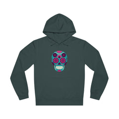 Sugar Skull Unisex Drummer Hoodie Skull Graphic Hoodie for Men ad Women's Hoodie