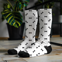 Tuxedo Wedding Socks: Cushioned Crew Socks for Groom & Groomsmen
