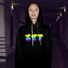 Unisex Heavy Blend Hoodie with Vibrant BET Design - Cozy and Stylish Sweatshirt