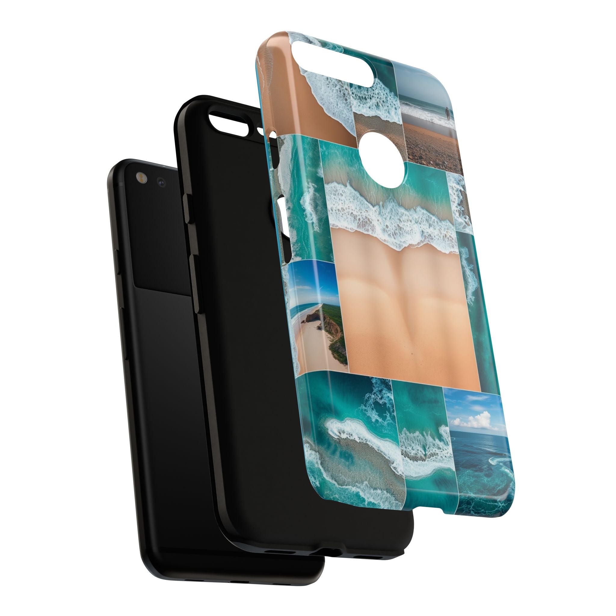Beach Ocean Google Pixel Case Summer Vibe Coastal Tough Pixel Phone Case for Beach Lovers Travel Aesthetic Tropical Google Case Gift