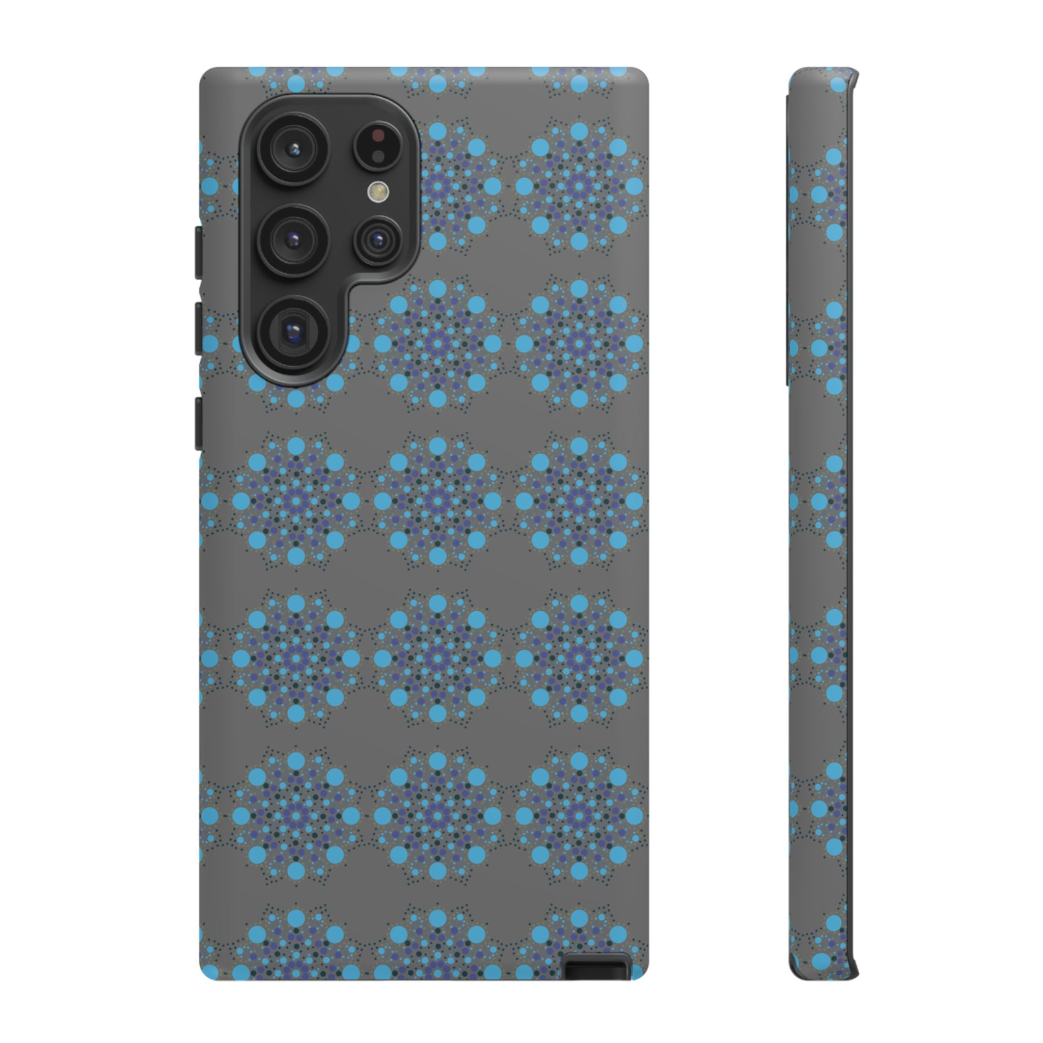 lue Geometric Phone Case for iPhone, Samsung, Google - Abstract Pattern, Protective Cover, Modern Art Phone Case, Gift for Her