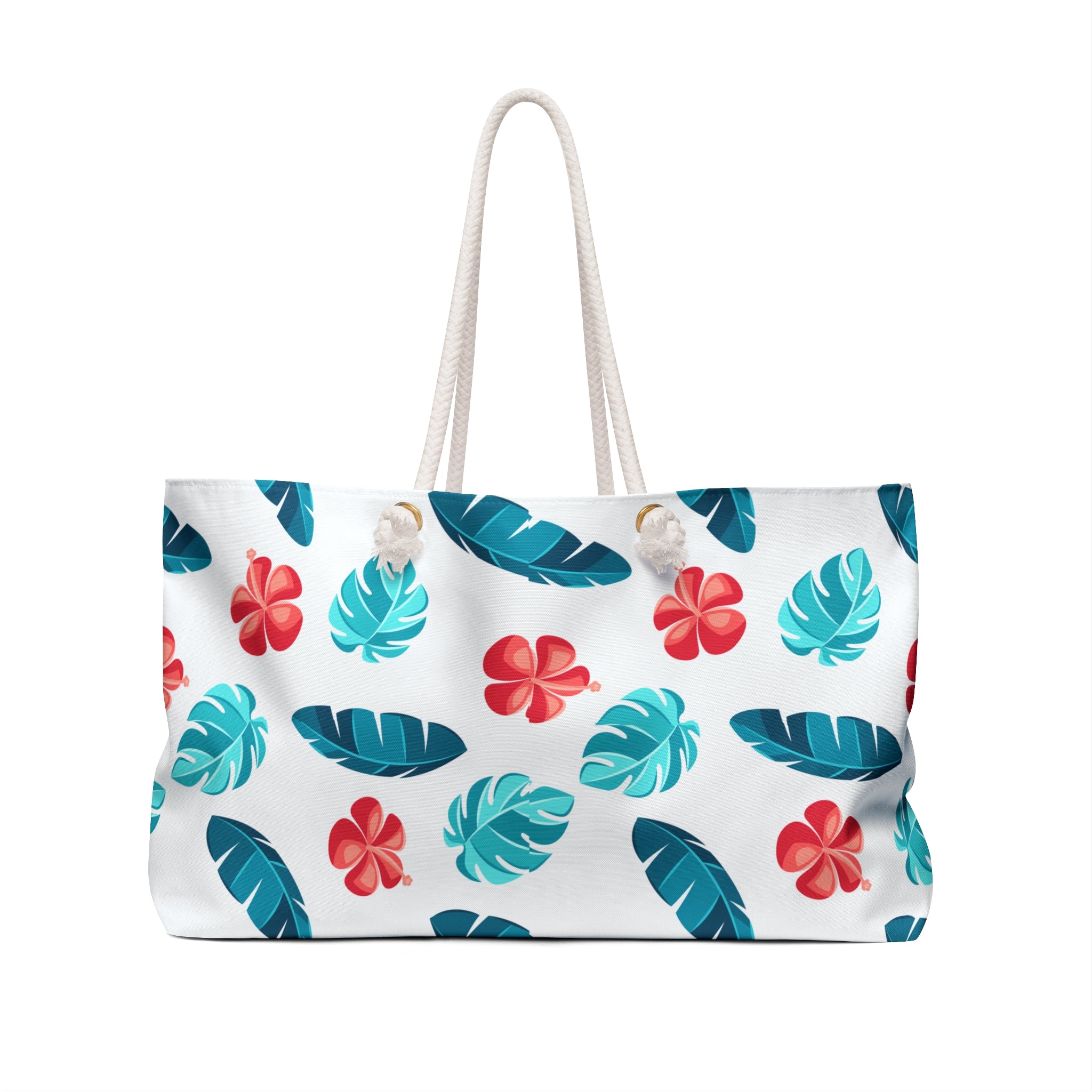 Tropical Leaf Weekender Bag