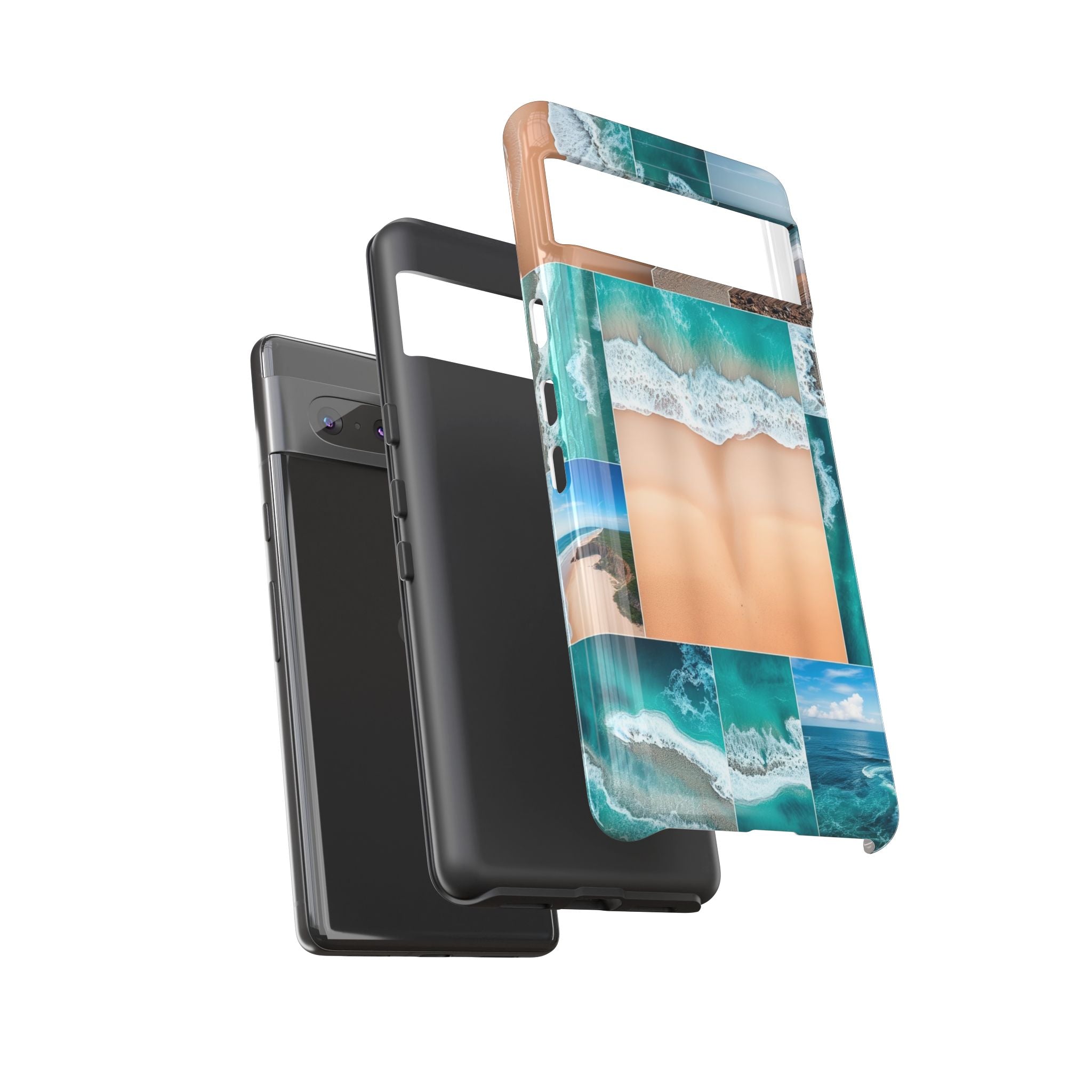 Beach Ocean Google Pixel Case Summer Vibe Coastal Tough Pixel Phone Case for Beach Lovers Travel Aesthetic Tropical Google Case Gift