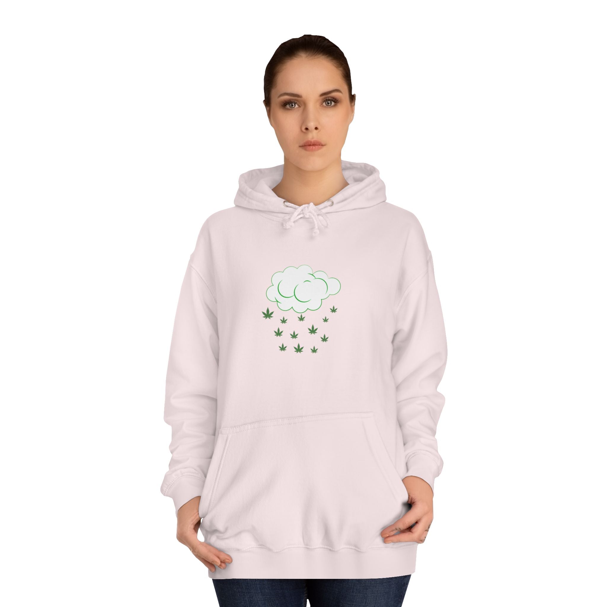 Crying Cloud Unisex College Hoodie