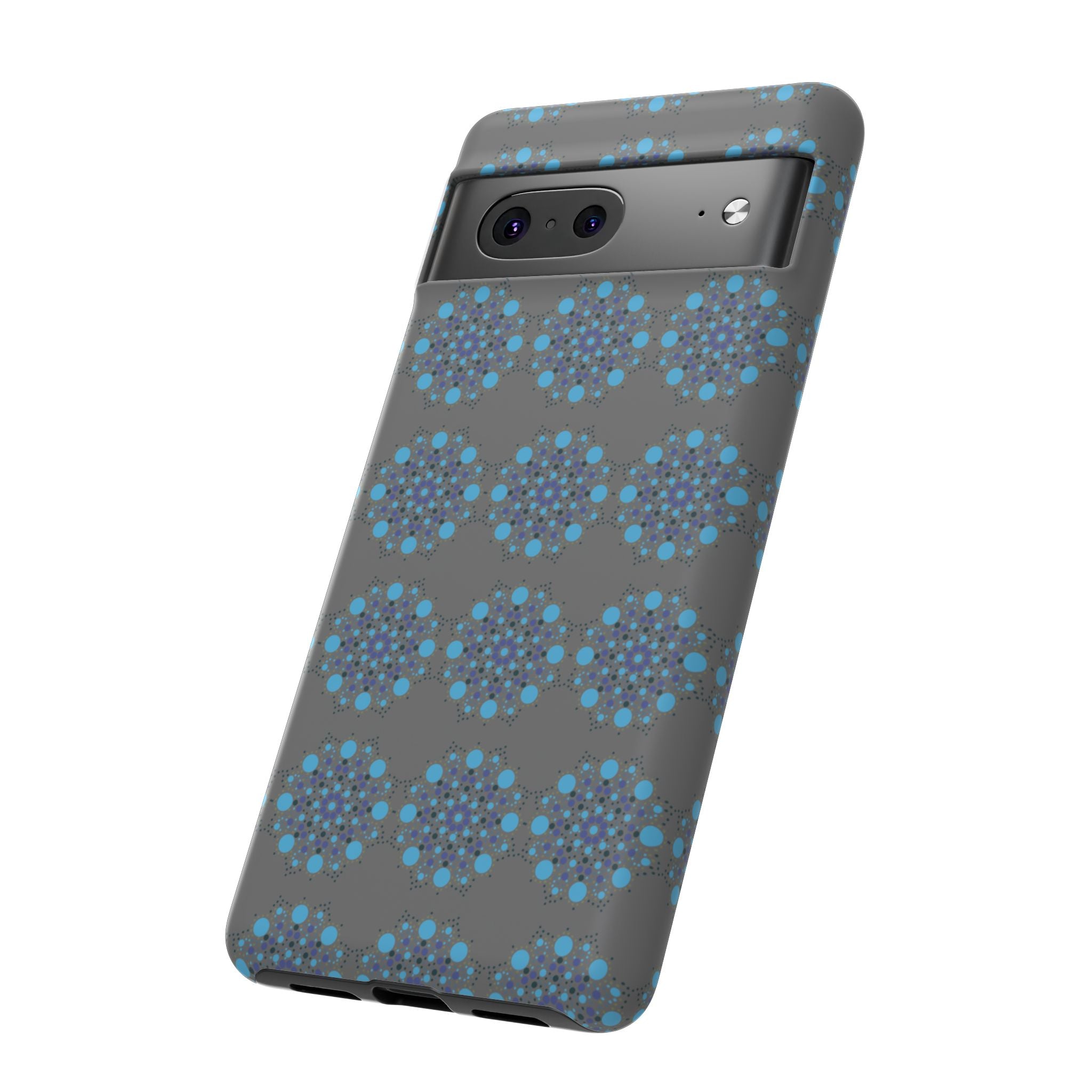 lue Geometric Phone Case for iPhone, Samsung, Google - Abstract Pattern, Protective Cover, Modern Art Phone Case, Gift for Her