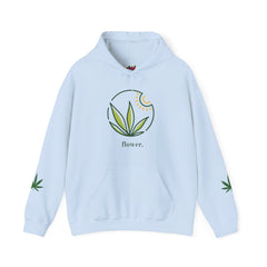 Cannabis Flower Unisex Heavy Blend™ Hooded Sweatshirt