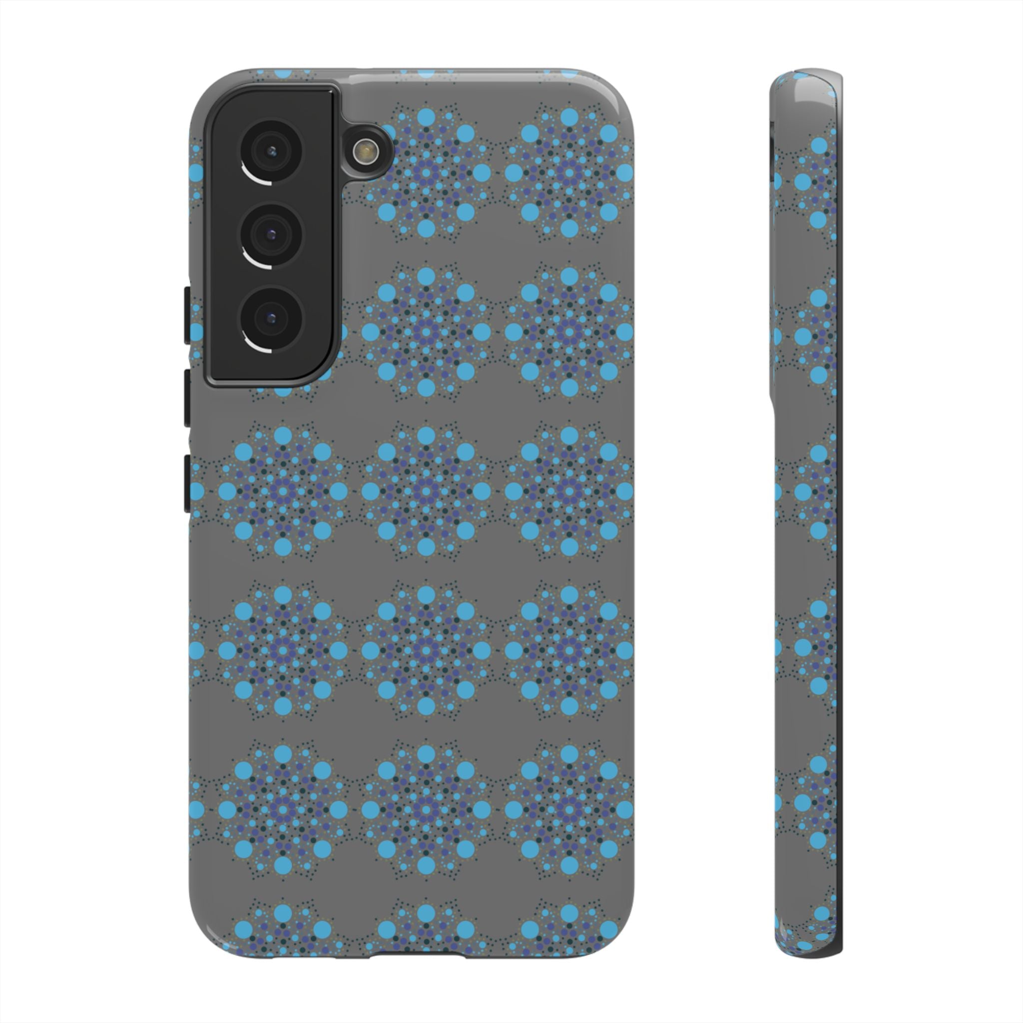 lue Geometric Phone Case for iPhone, Samsung, Google - Abstract Pattern, Protective Cover, Modern Art Phone Case, Gift for Her