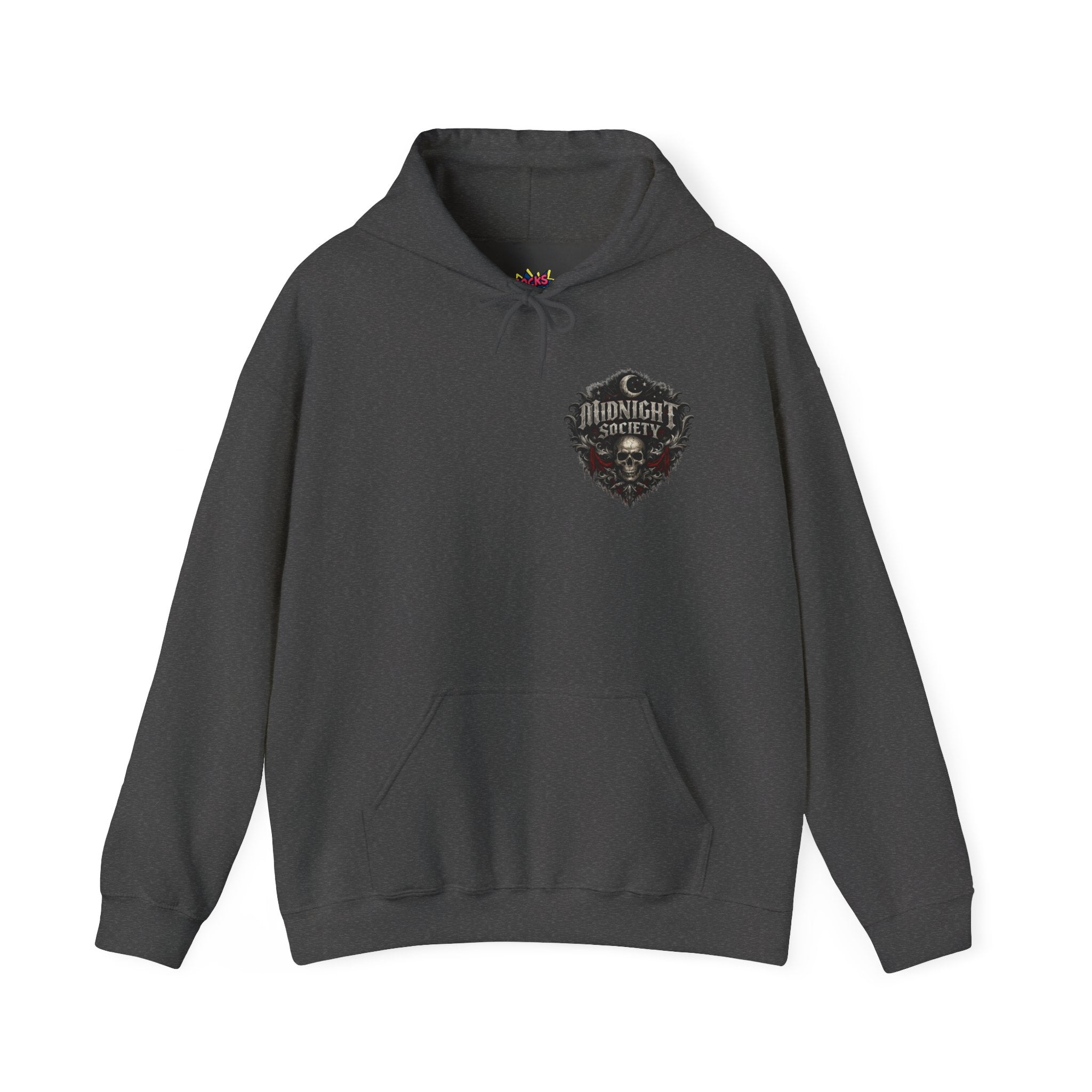 Midnight Society Gothic Skull Hoodie – Dark Streetwear Graphic Sweatshirt