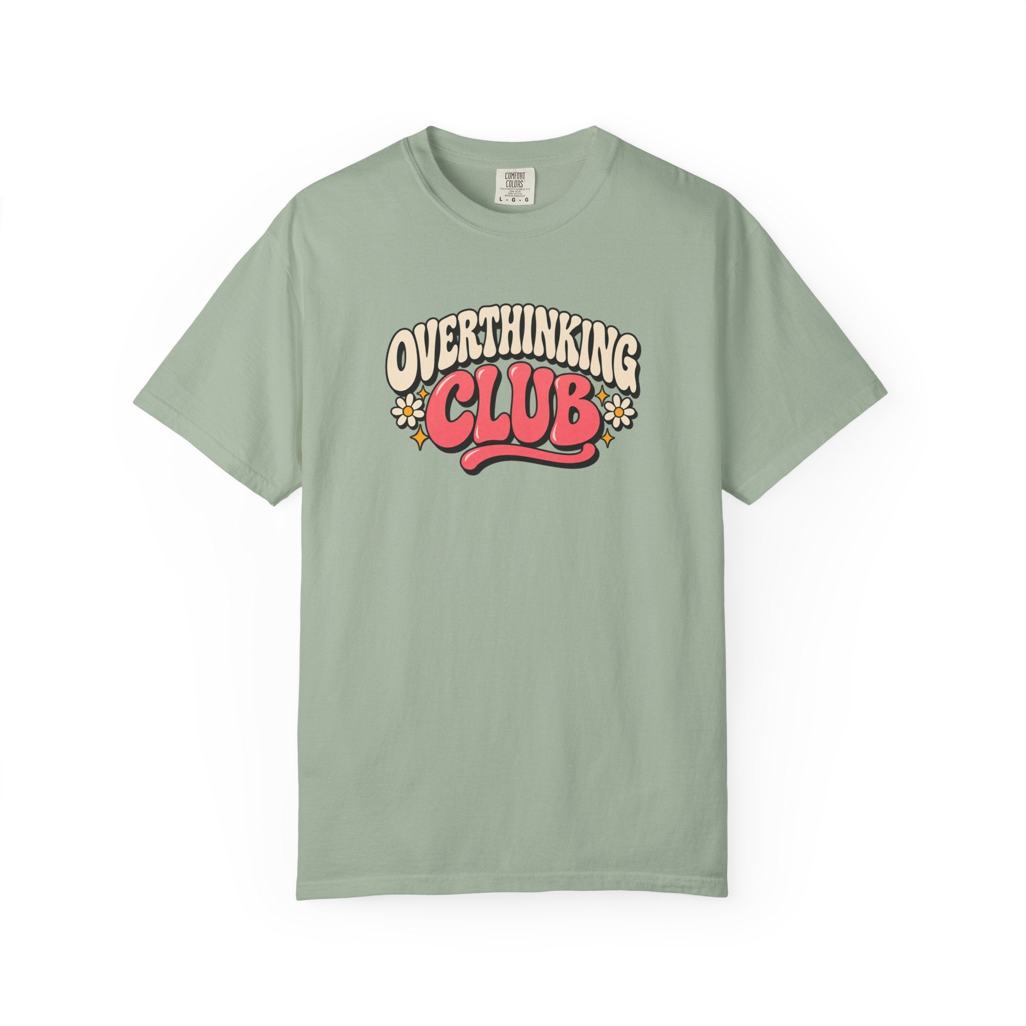 Overthinking Club Shirt – Funny Retro Graphic Tee