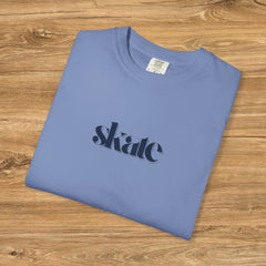 Skate T-Shirt Blue – Comfort Colors Skateboarding Graphic Tee