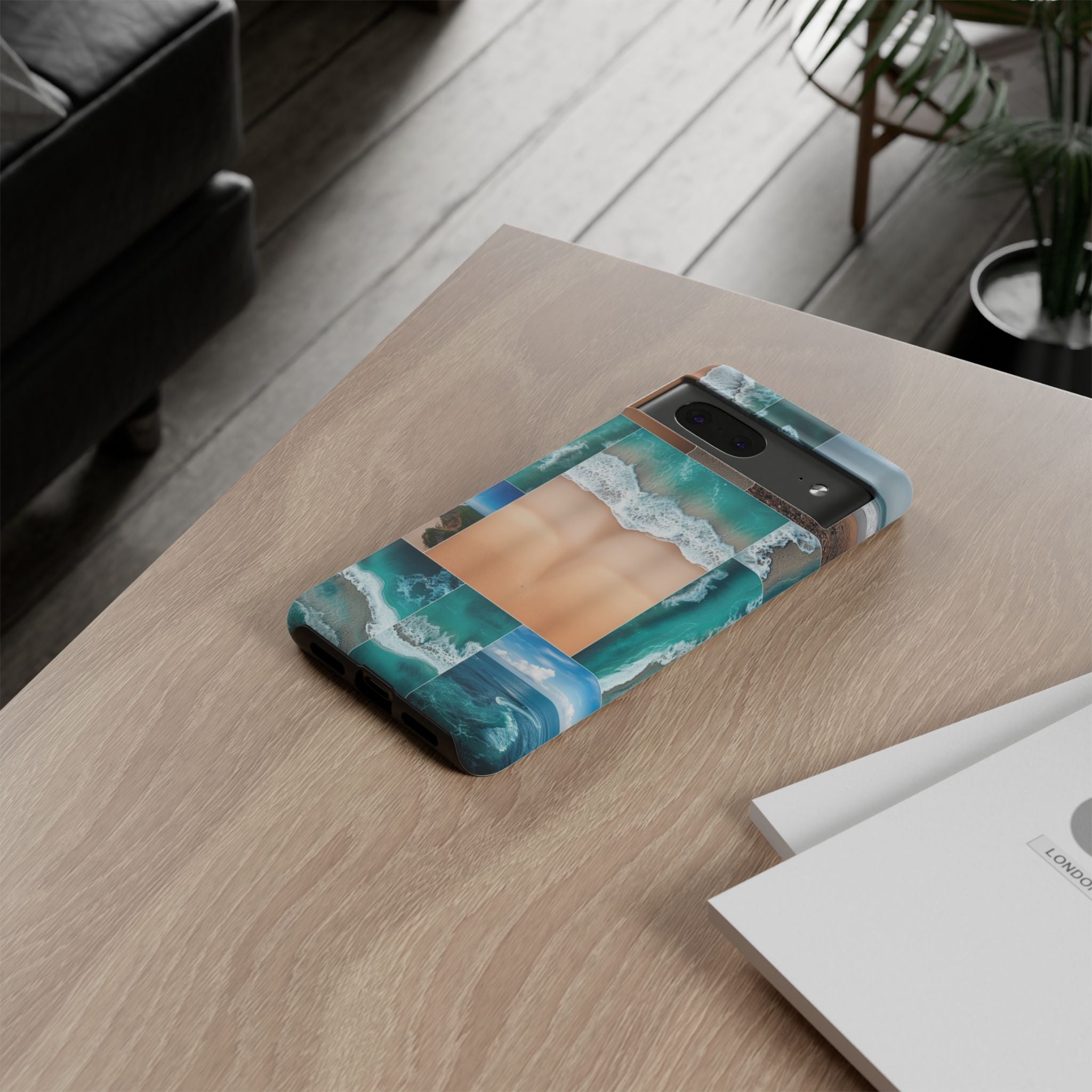 Beach Ocean Google Pixel Case Summer Vibe Coastal Tough Pixel Phone Case for Beach Lovers Travel Aesthetic Tropical Google Case Gift