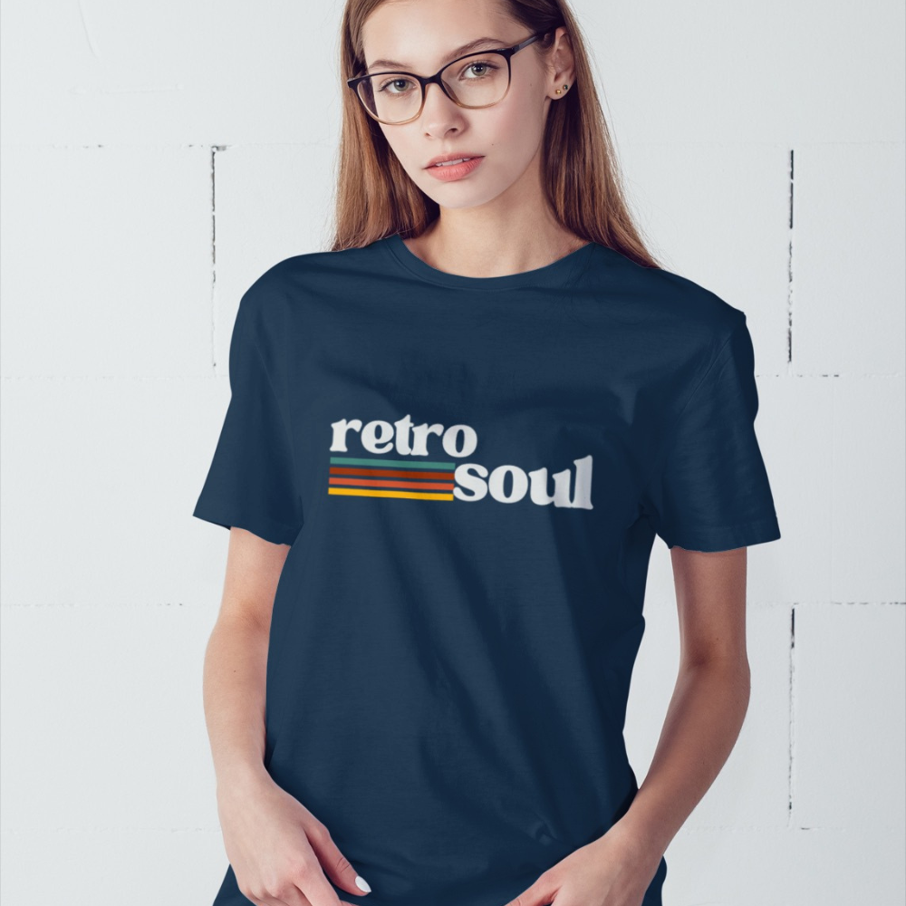 Retro Soul T-Shirt Vintage 70s Style Tee Aesthetic Graphic T-Shirt Retro Music Lover Shirt 90s Fashion Retro Vibes T-Shirt for Men Women
