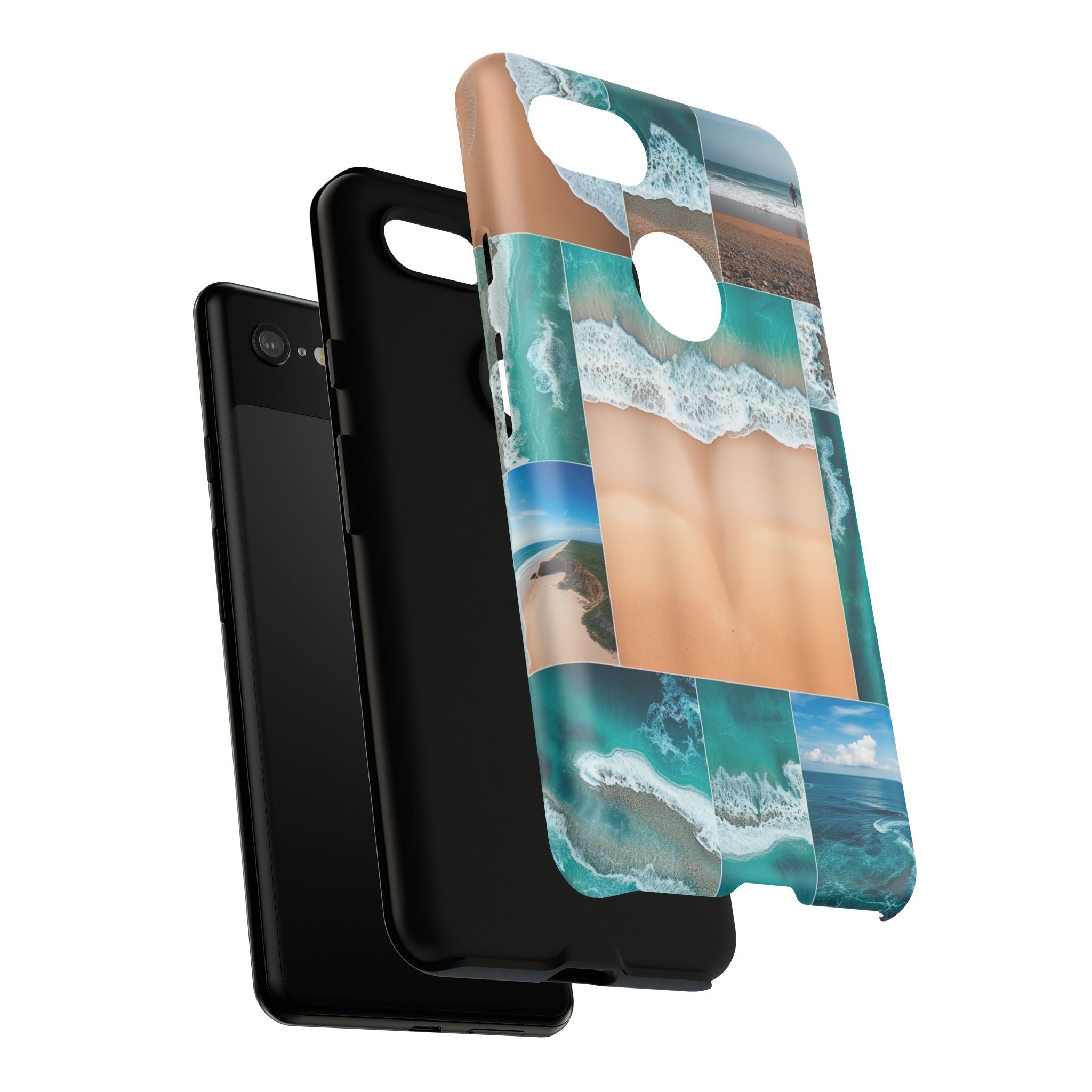 Beach Ocean Google Pixel Case Summer Vibe Coastal Tough Pixel Phone Case for Beach Lovers Travel Aesthetic Tropical Google Case Gift