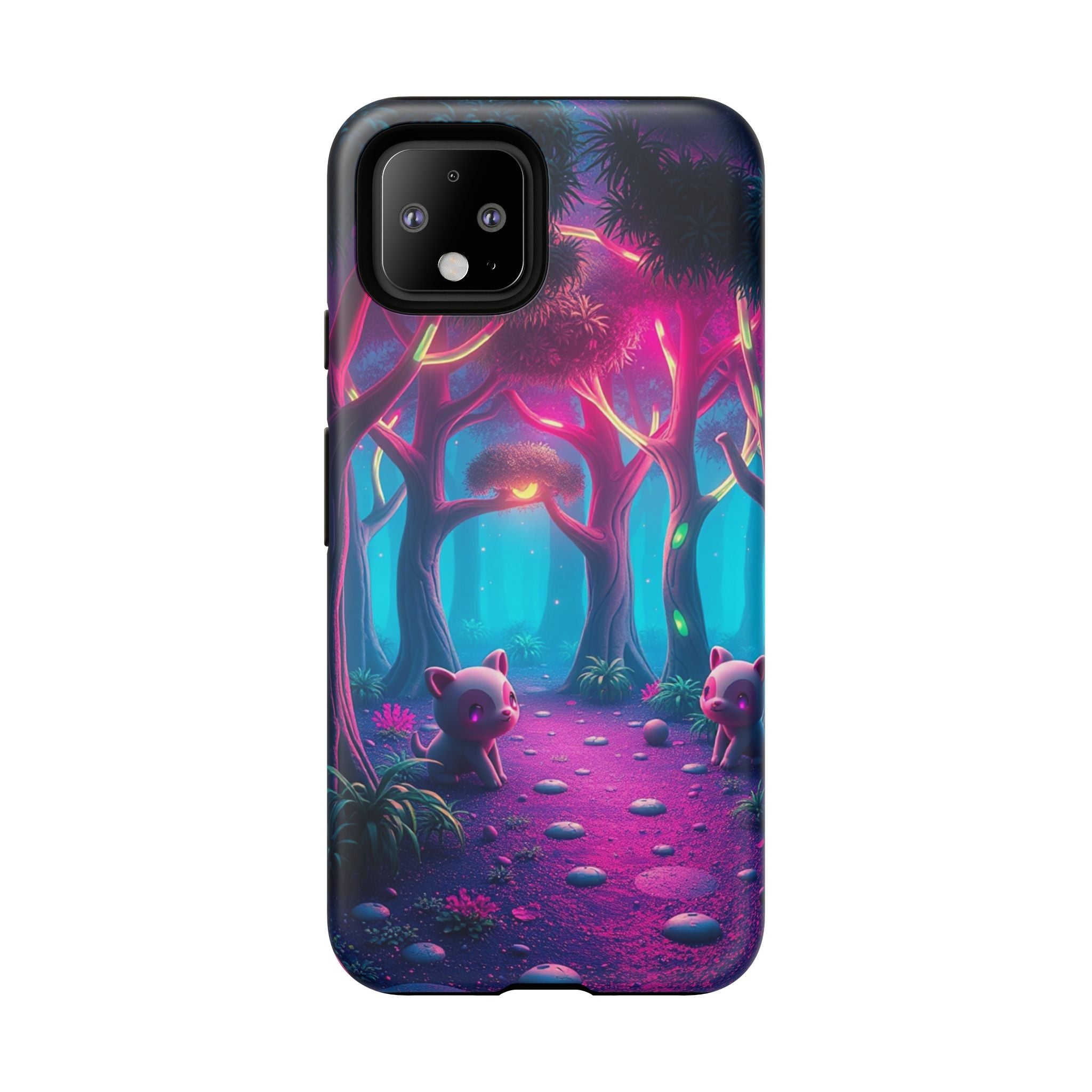 Mystical Forest Phone Case - Cute Animal Design, Tough Protection, Gift for Nature Lovers, Fantasy Decor, Phone Accessories, Eco-Friendly