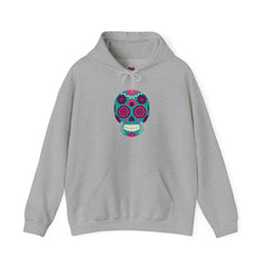 Sugar Skull Hoodie — Colorful Day of the Dead Skull Design