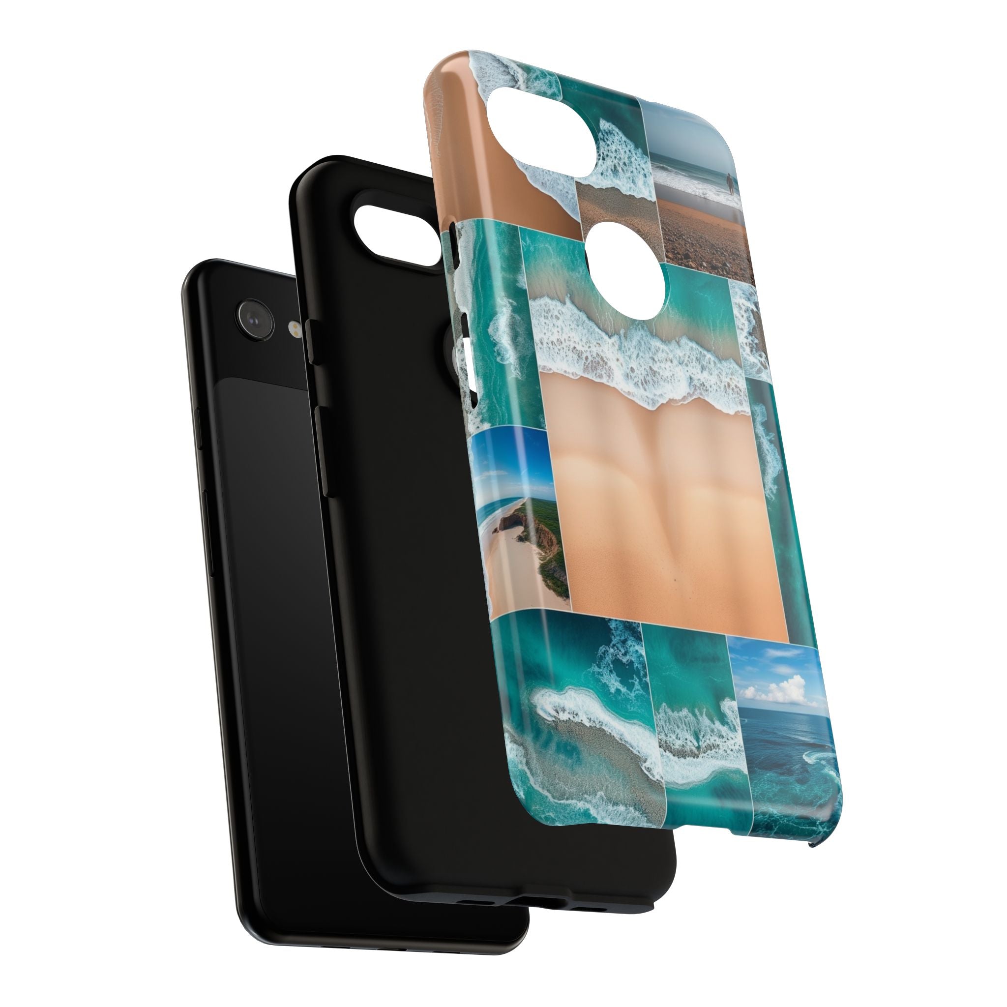 Beach Ocean Google Pixel Case Summer Vibe Coastal Tough Pixel Phone Case for Beach Lovers Travel Aesthetic Tropical Google Case Gift