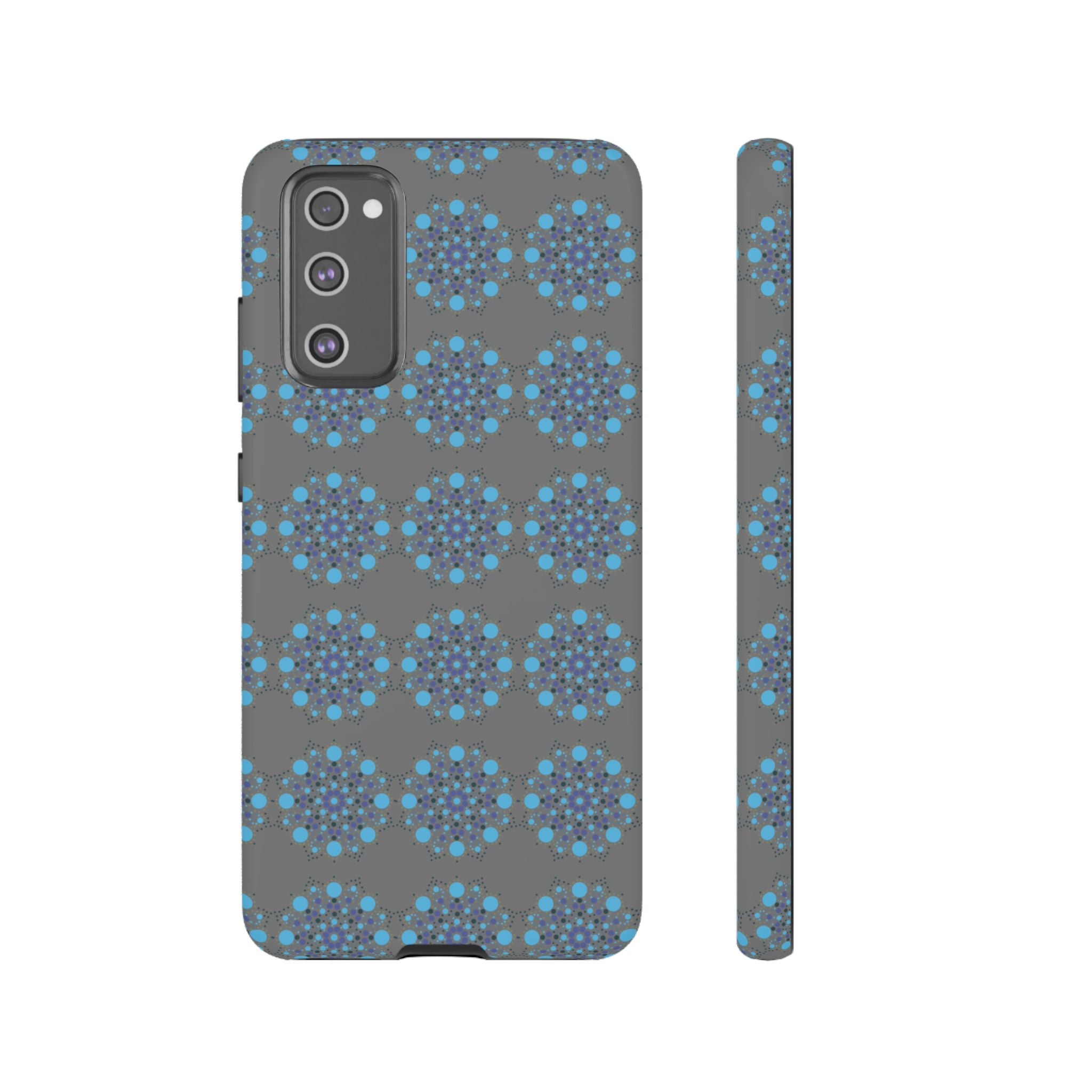 lue Geometric Phone Case for iPhone, Samsung, Google - Abstract Pattern, Protective Cover, Modern Art Phone Case, Gift for Her